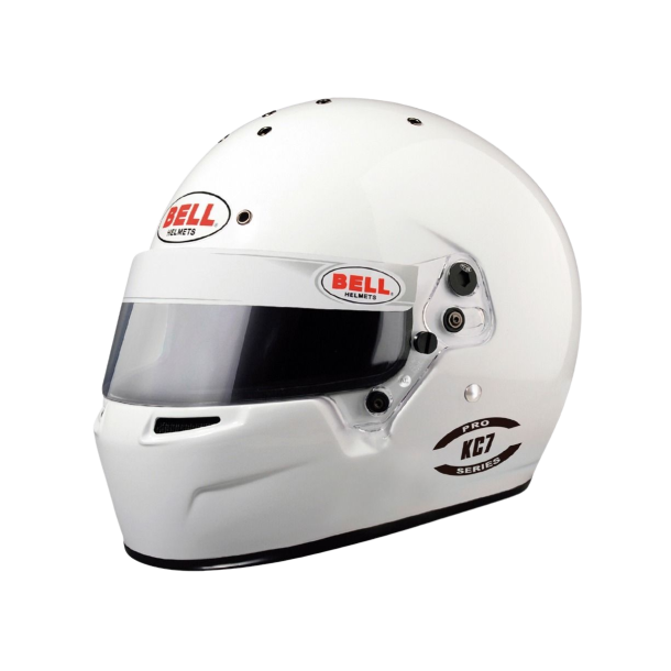 Bell Racing KC7-CMR Karting hjelm, hvit, junior