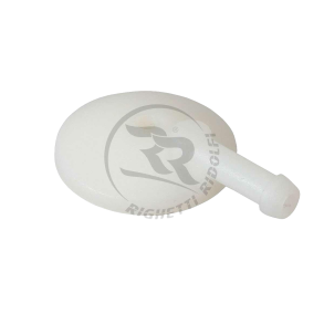 RR bensintilfrsel lokk til de fleste forgassere, hvit