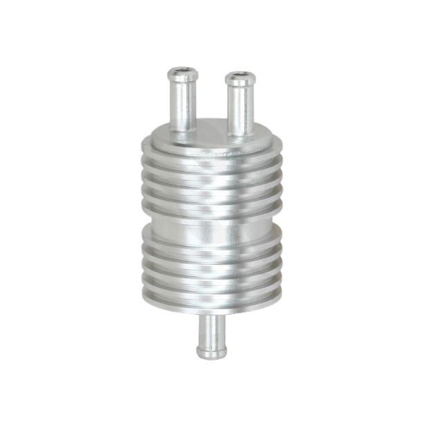 RR ekstra tank til forgasser for � montere p� bensinslage (KZ) 2 inn og 1 ut