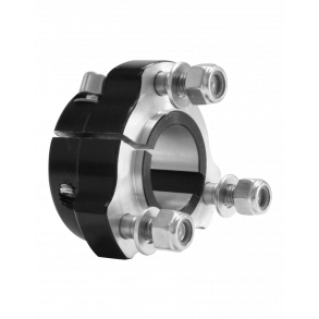 (8) DR Racing Kart 30x40mm svart aluminium standard boss bak 