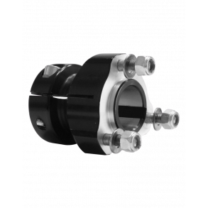 (10) DR Racing Kart 30x75mm svart aluminium standard boss bak 