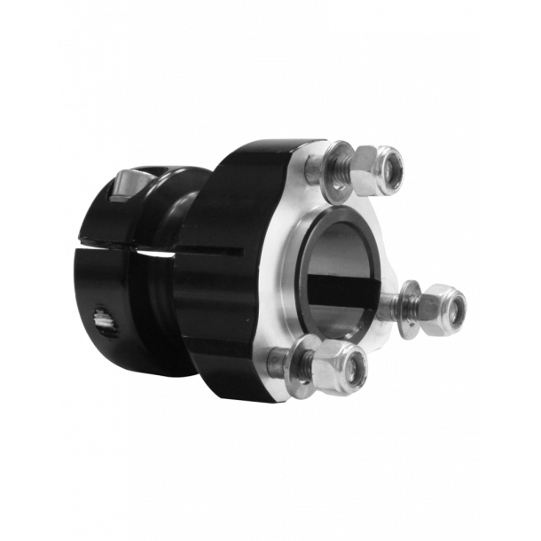 (10) DR Racing Kart 30x75mm svart aluminium standard boss bak 