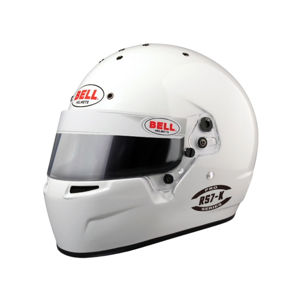 Bell Racing RS7-K Karting hjelm, hvit, senior
