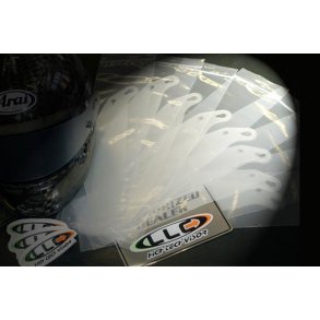 LLC riveglass til Arai GP6/SK6 (5stk i pakka)