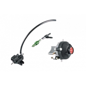 Eksosventil og bensinpumpe